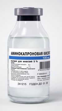 Аминокапроновая кислота 5% 100мл р-р д/инф. №1 флакон (КРАСФАРМА ОАО_2)